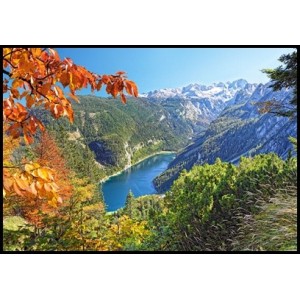Puzzle 2000 Navy Blue Lake in the Alps