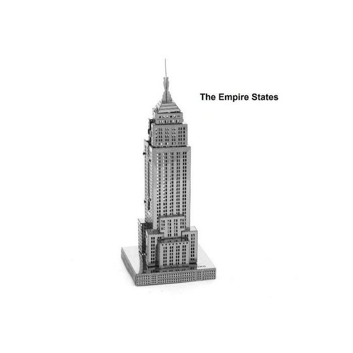 Empire State Building Metal 3D