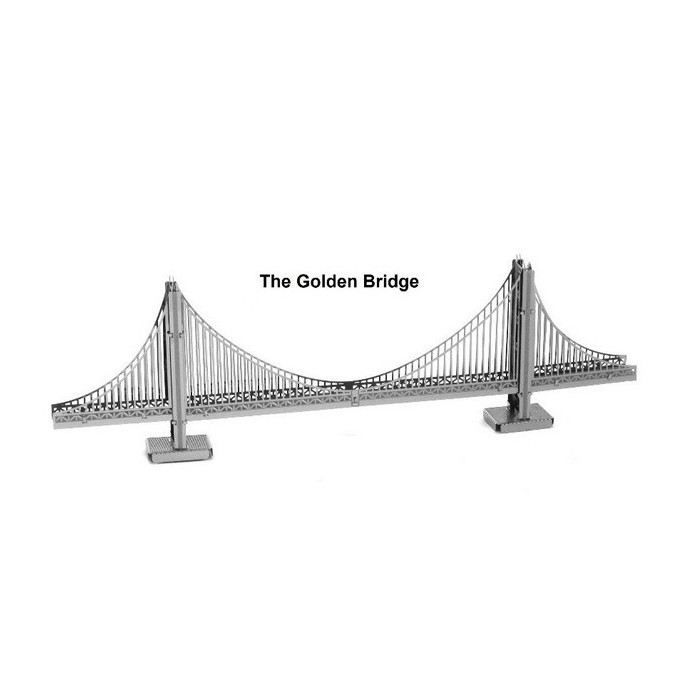 Puente Golden Gate Metal 3D