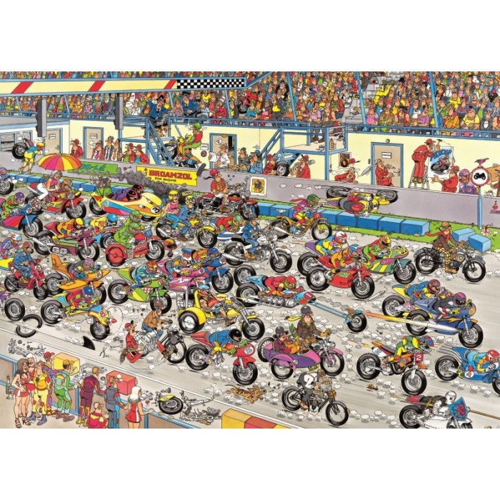Puzzle 1000 Carrera de Motos