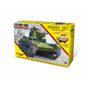 Maqueta Tanque Kit 7TP Tank Single Turret 1:35