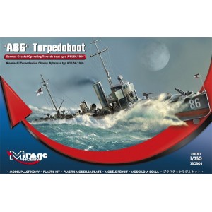 Maqueta Barco A86 German Torpedoboat WWI 1/350