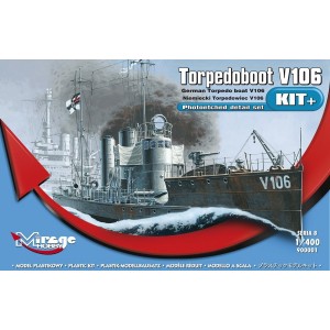 Maqueta Barco German Torpedoboot V106 1:400