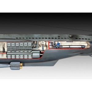 Maqueta Submarino German U-Boat U-47 1:125