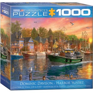 Puzzle 1000 Atardecer en el Puerto