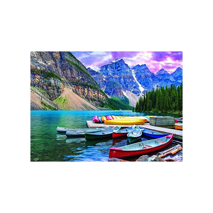 Puzzle 1000 Canoas en el Lago