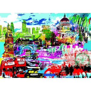 Puzzle 1000 I love London -...