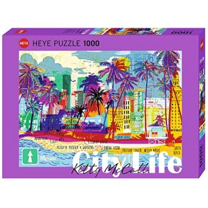 Puzzle 1000 I love Miami -...