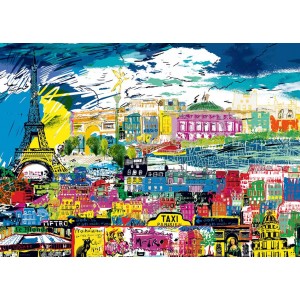 Puzzle 1000 I love Paris -...