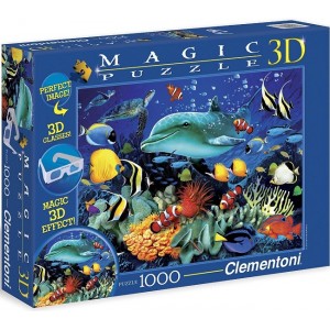 Puzzle 1000 3D Dolphin
